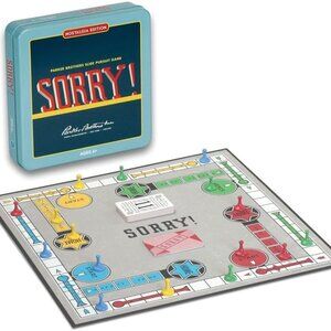 Sorry Board Game Nostalgia Edition Game Tin